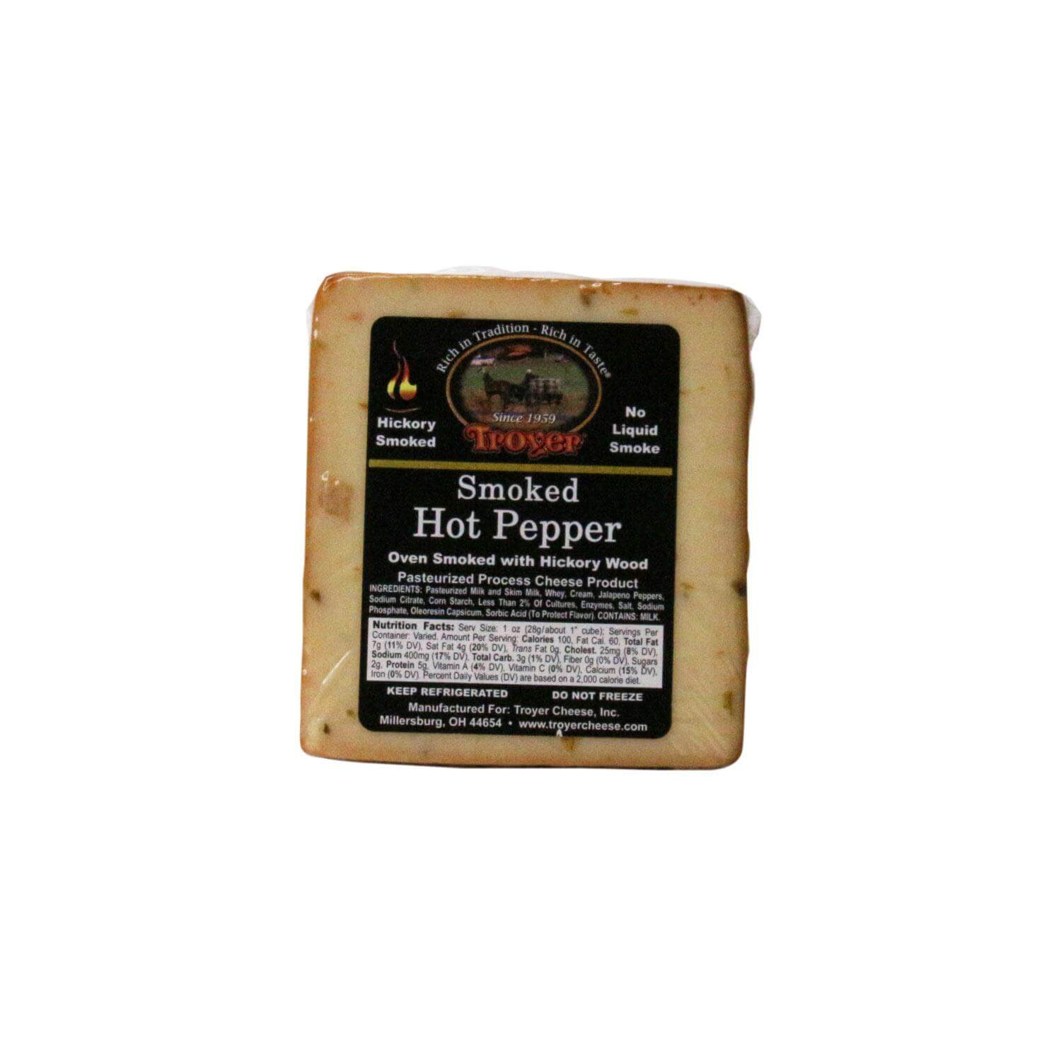 Troyer Smoked Hot Pepper Cheese