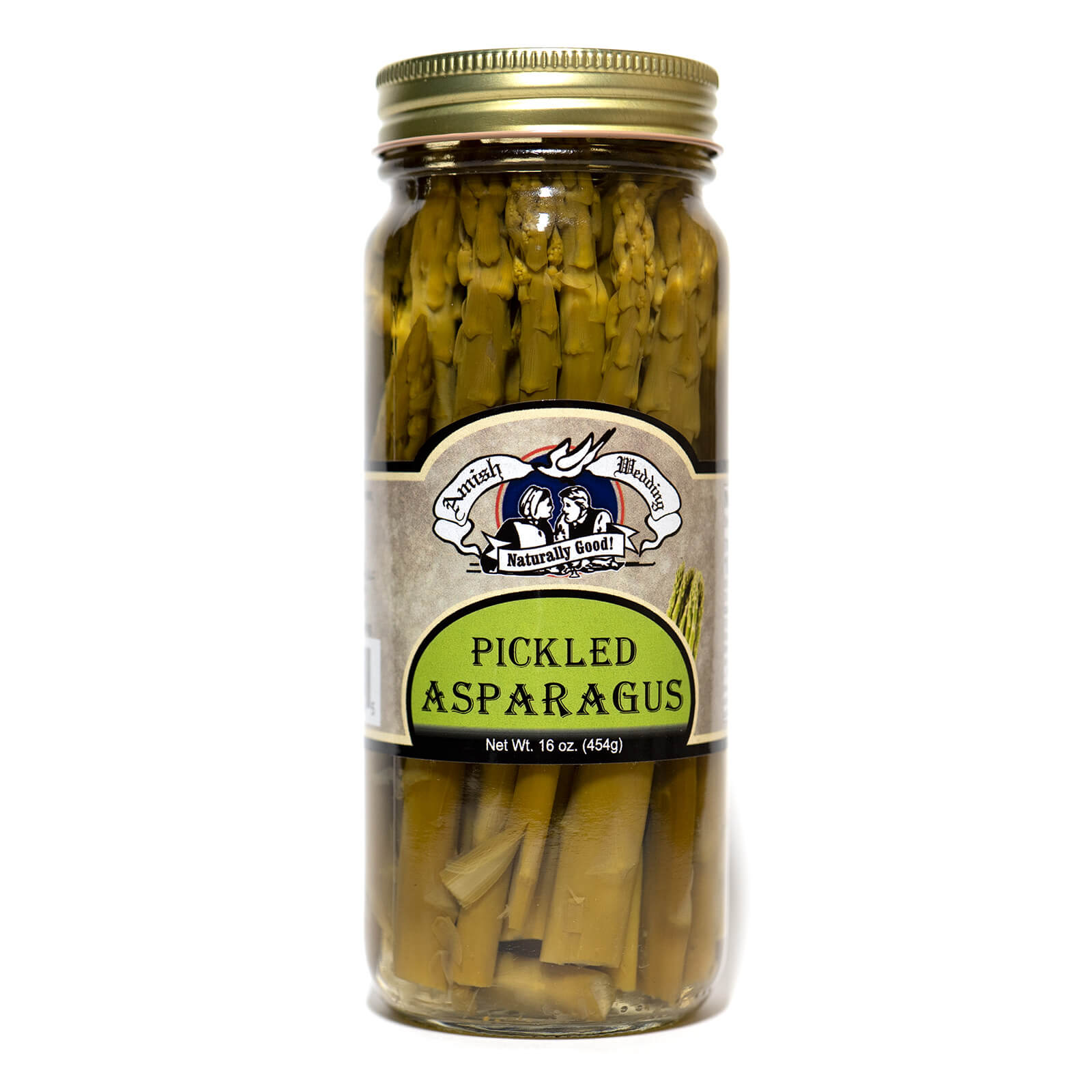 Pickled Asparagus - Amish Wedding - Single Jar - Front Label